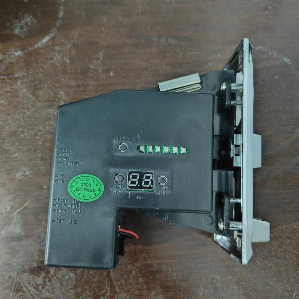 Coin acceptor money validator for height weight vending scale featuring display type