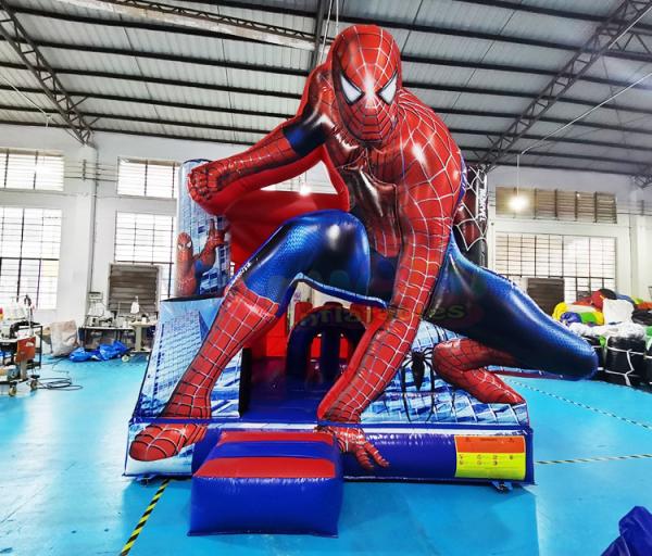 super-herói 1000D inflável que salta o castelo Bouncy para o hotel