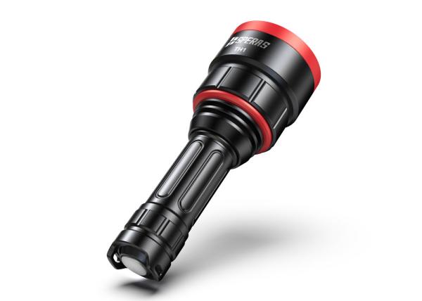 Red Focus Adjustable 964m OSRAM Camping LED Flashlights