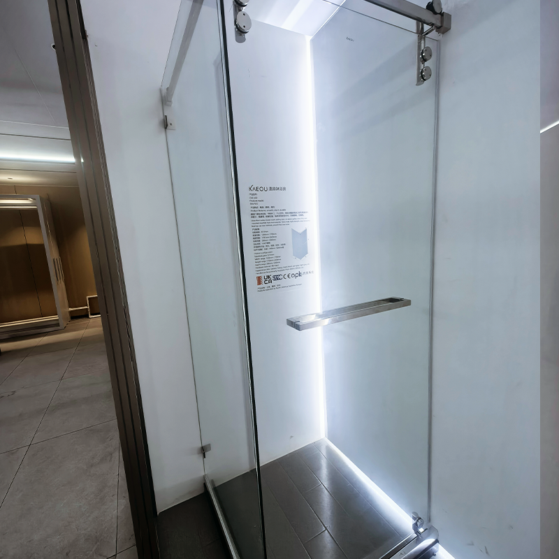 Frameless Sliding Shower Enclosure | Modern Bathroom Glass Partition