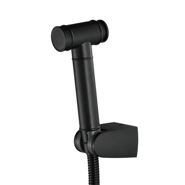 Lizhen 2024 70g Bathroom Bidet Nozzle Set Black Spray Gun Set for Bathroom Cleaning