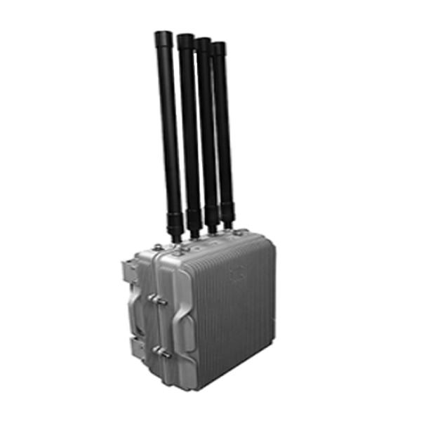 Antenna anti-drone de fibra de vidro 2.4G 5.8G de longo alcance para rastreamento externo direcional