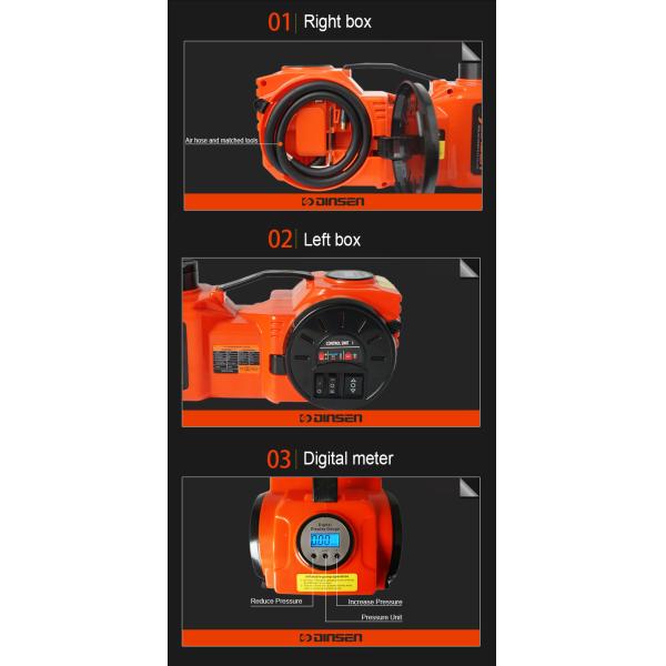 5 Ton Electric Hydraulic Car Jack ASME PASE-2014 Approved 0.65m Air Hose