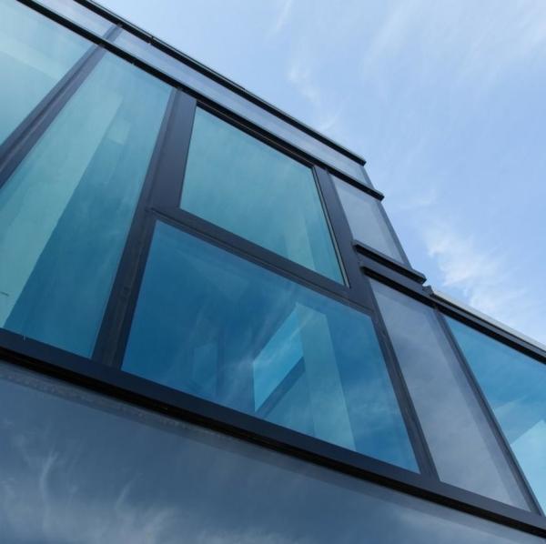Tinted Glass Curtain Wall High Rise Building Interior Curtain Wall Systems 4mm-12mm Glass Panel Curtain Wall Greenhouse Weather Resistant