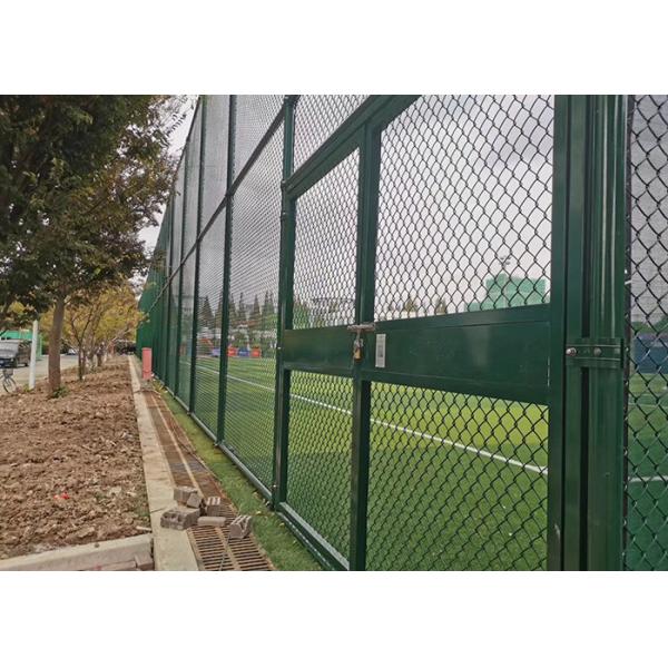 25x25mm гальванизированный PVC загородки звена цепи покрыл стальную ячеистую сеть диаманта