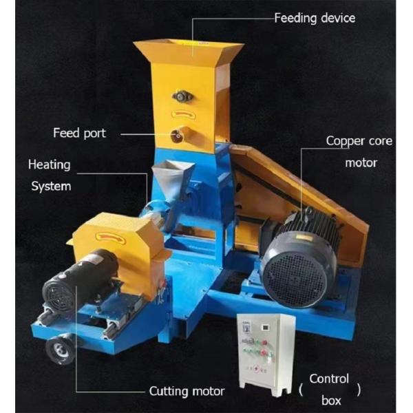Small Automatic Large Capacity Corn Rice Wheat Grain Snack Extruder Puffing Making Machine Snack Machine