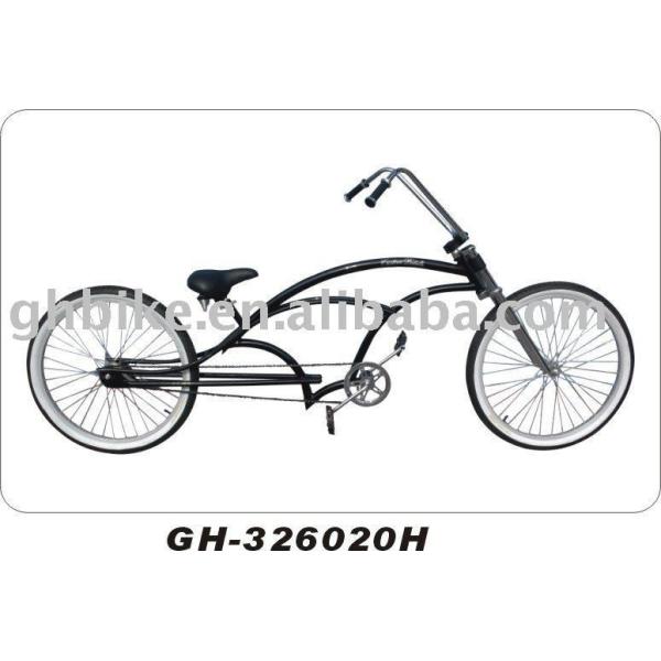Men's 26'' Low Rider Bicycle Beach Cruiser Bicycle Passed CE for by Steel Fork