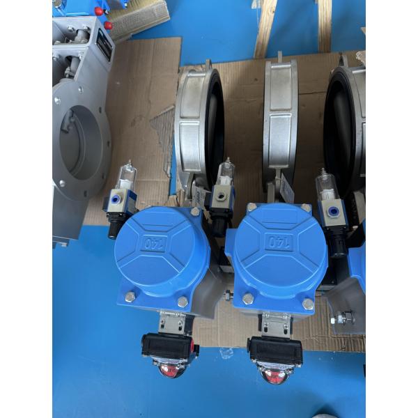 100 мм Пневматически действующий клапан бабочки бесшовная интеграция коррозионная стойкость