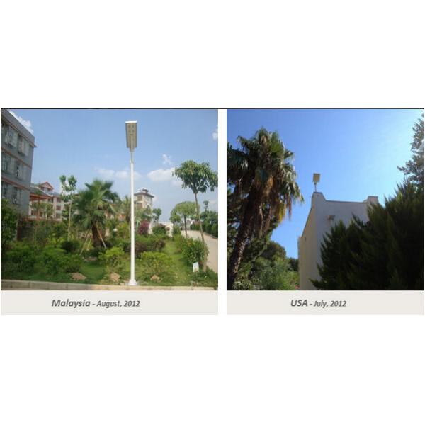 60W All in One LED Solar Street Light With Sun Power from USA   And Lithium battery