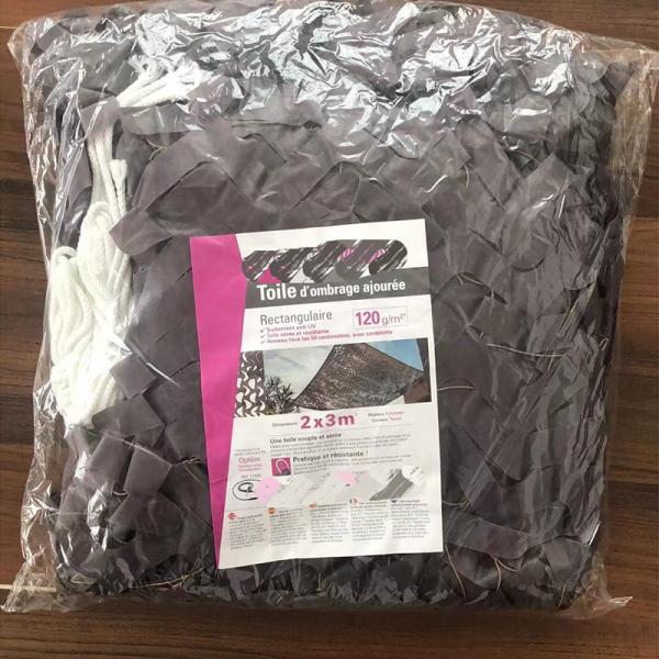 Poliéster Oxford Camouflage Sail Shade Anti UV Para Proteção Solar