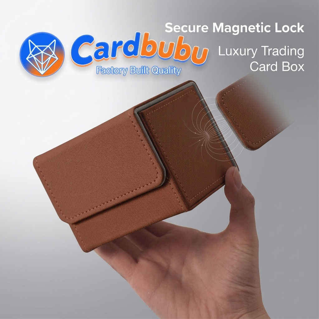 Crosswise Leather Deck Box Mtg Magnetic Deck Box 3.95 Inch Lock Storage Yugioh