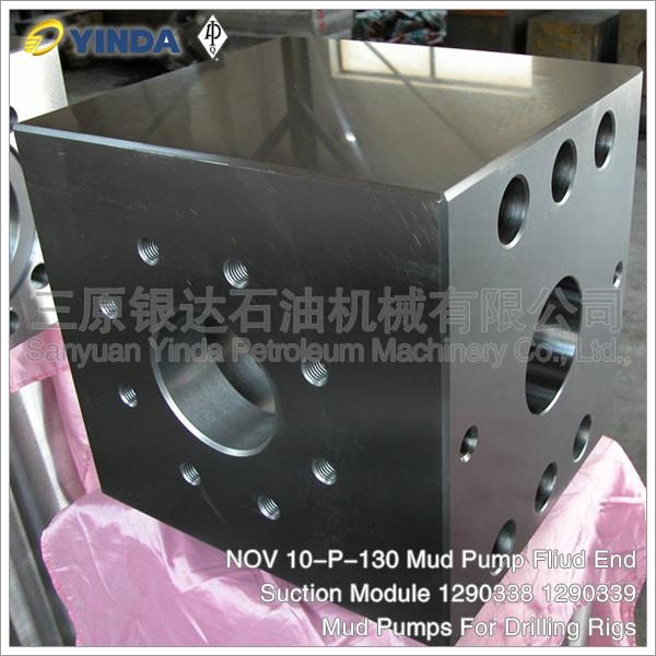 Fliud End Suction Mud Pump Module 1290338 1290339 NOV 10-P-130 Oil Drilling