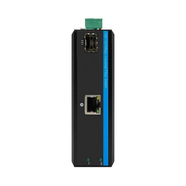 SFP Гигабитный преобразователь медиаволокна промышленного производства неуправляемая прочная сеть мини CE FCC