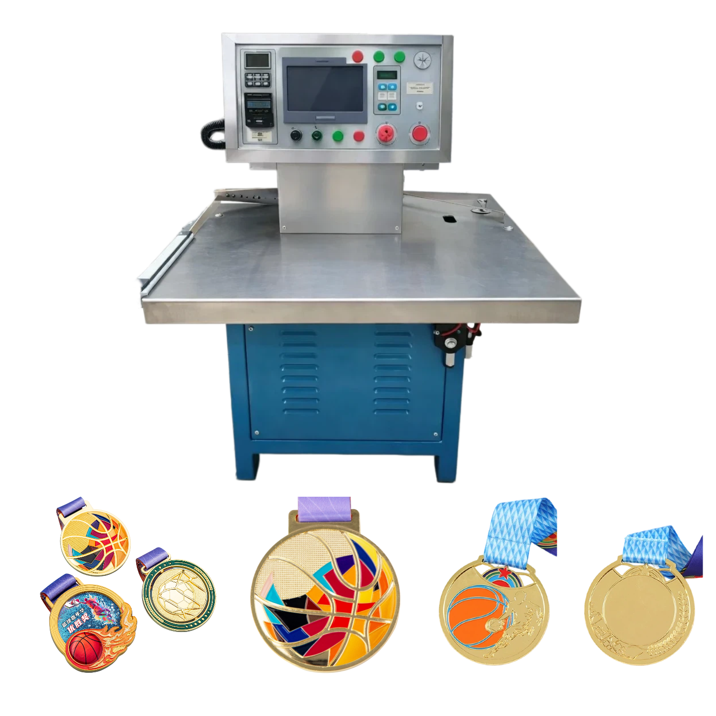 Vacuum Centrifugal Casting Equipment for Basketball Medal Zinc Alloy Award Medal Production