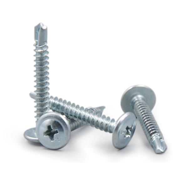 Zinc Plated Steel Extral Wide Truss Head Drilling Screw For Sheet Metal