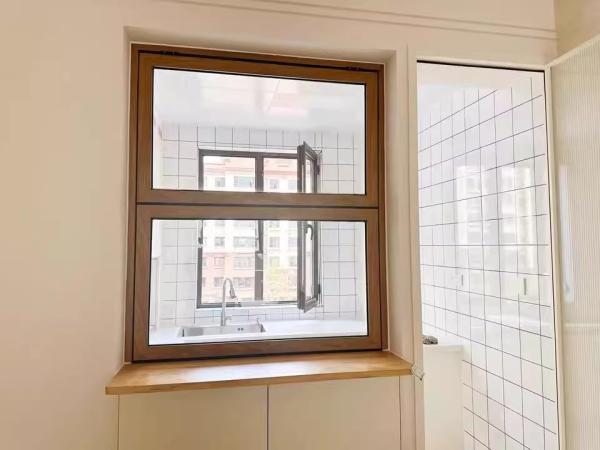 DERCHI Bifold Windows with Low-E Glass and Triple Insulated Glass for Heat Insulation in Residential House