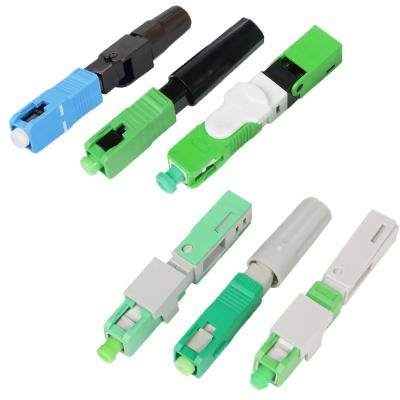 Fast Connector Field Assembly Optical Connector Single Mode Fiber Connector For FTTH 4G 3G