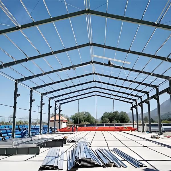 Easy Build Prefab Steel Structure Warehouse Construction Material for Commercial and Agriculture Buildings