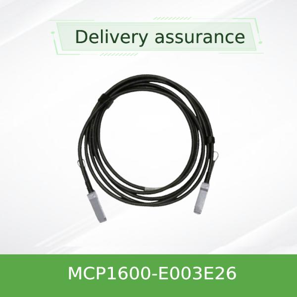 Mellanox MCP1600-E003E26 100Gb/s QSFP28 Passive DAC Cable – 3m, 26 AWG, InfiniBand EDR & 100GbE Compatible