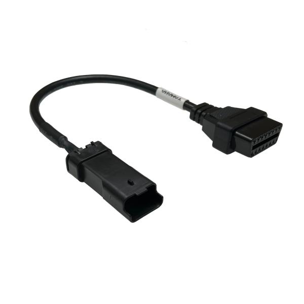 Motorcycle Ducati 4Pin To 16Pin OBD2 Diagnostic Cable 26AWG OBD Diagnostic Tool