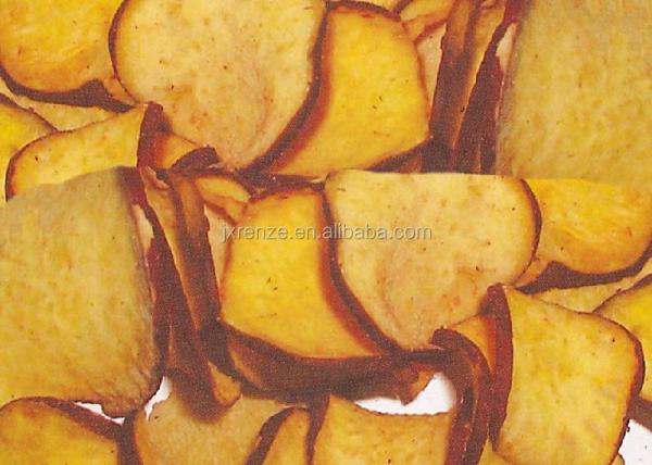 Séchage à l'air légumes déshydratés transformés fruits flocons de patate douce particules