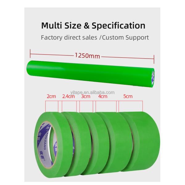 Automotive Masking Crepe Washi Paper Tape for Sharp Line Painting No Residue and Easy