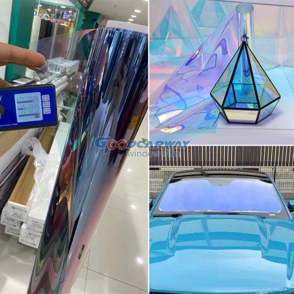Blue Chameleon Solar Window Film 99% UV Protection PET 2mil