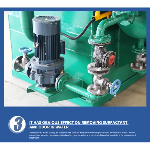 Dissolved Air Flotation Machine DAF Sewage Treatment Equipment High Efficiency