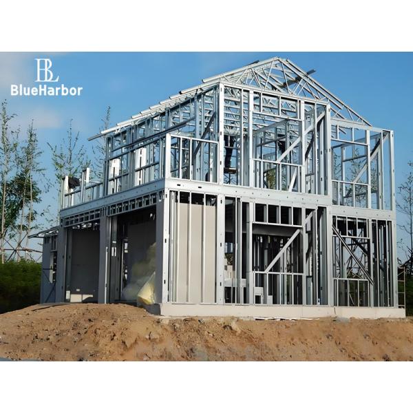 Las casas prefabricadas duraderas de acero ligero / edificios prefabricados de acero