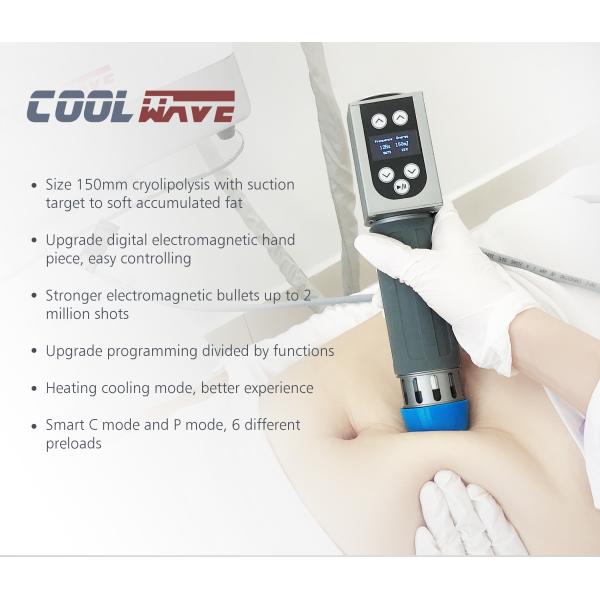 Машина Cryolipolysis крутой волны жирная замерзая на облегчение боли 1-16 Hz частоты