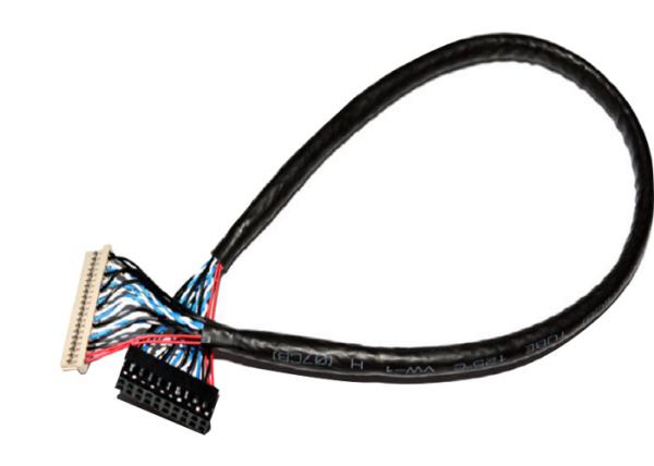 Low Frequency 20 Pins 1.0mm UL 200mm LVDS Cable