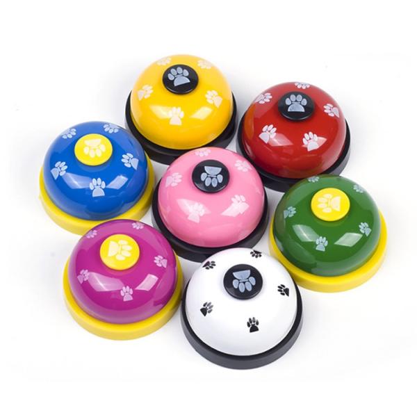 Pink Rose Ring Bell Dog Potty Training Intelligent Interactive Pet Toys