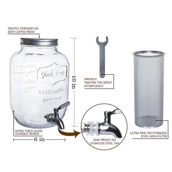 1 Gallon Cold Brew Coffee Brewer