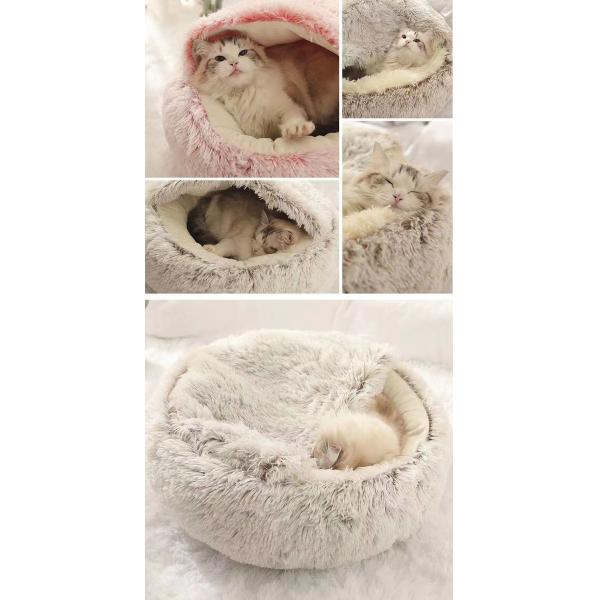 Eco Friendly Soft Long Plush Pet Sleep Bed Felt Sponge For Large Small Kittens