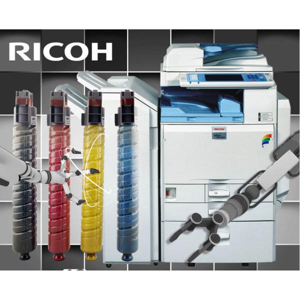 Желтый цвет патрона тонера цвета MP C4500 Ricoh Ricoh Aficio совместимый
