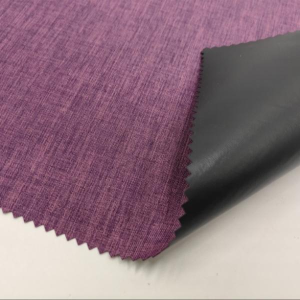 Purple Polyester Woven Fabric 100% Polyester 300D Cationic Fabric