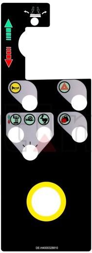 Haulotte Decal Platform Control Box 4000328810 Graphic Available