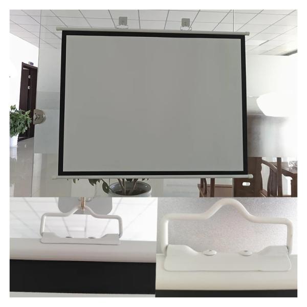 Simple Hanging HD Home Warp Knitting Projection Screen 16:9 100 Inch