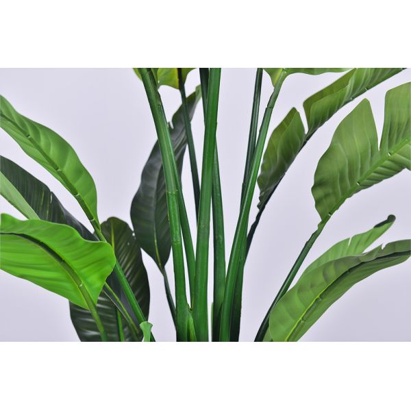 High Quality Real Touch Leaves Artificial Plant Strelitzia Nicolai Fire Resistant Faux Bird of Paradise for Indoor and Outdoor