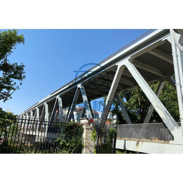 Hot Dip Galvanized Truss Bridge Construction OEM Modern Truss Bridge