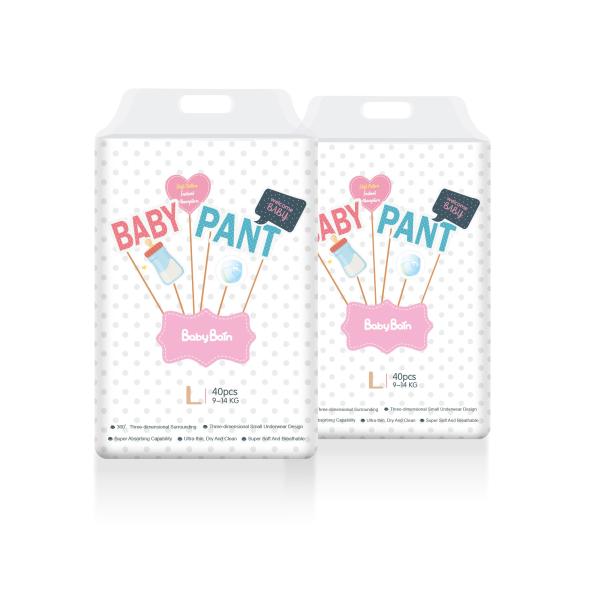 Le bébé régulier jetable fait sur commande halète le haut bébé d'absorption