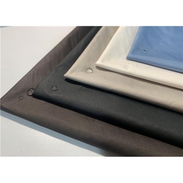 320T 50D Cotton Feel Pongee 71GSM Beige Waterproof Water Repellent 100% Polyester Fabric