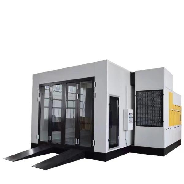 Customized and Efficient Bus Spray Booth with Halogen Infrared Heating
