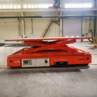 Material de elevação de tesoura Carrinho de transferência ferroviário 2 toneladas Carrinho de transferência operado por bateria