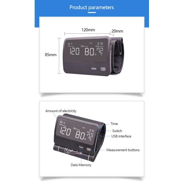 Мониторы GB/T18830 кровяного давления дома IP21 медицинские