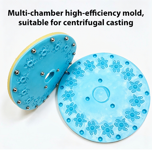 Reusable Wearproof Silicone Rubber Mould For Centrifugal Casting Press Work