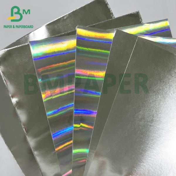 Хорошая печатность 60 гм серебряная металлизированная высокая влажная прочность бумаги