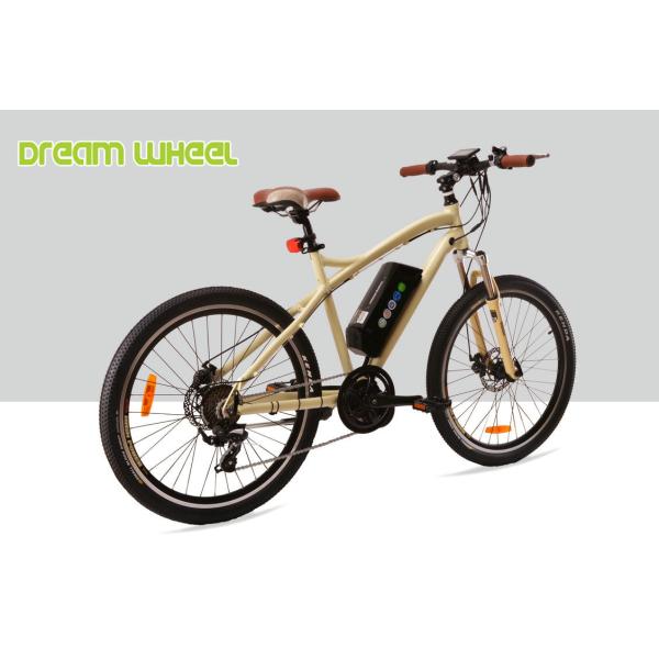 7 Speed Electric Mountain Bicycle 32km/H , 26 Inch Electric Mountain Bike Mid Gear Motor
