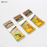 Embalagens personalizáveis de rolos de folhas de charuto com design de impressão digital