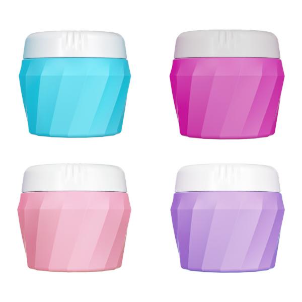 30 ml de bocal de voyage en silicone étanche aux fuites avec couvercle à vis